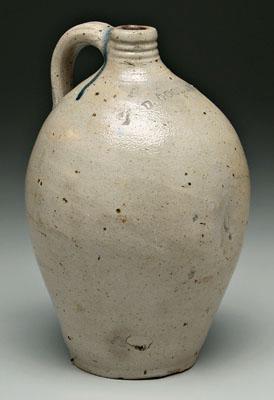 Appraisal: Daniel Goodale ovoid jug salt glaze stoneware impressed on side