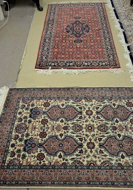 Appraisal: Two Oriental throw rugs ' x ' and ' x