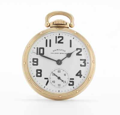 Appraisal: A Hamilton Railway Special Jewel B Open Face Pocket Watch