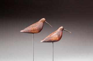 Appraisal: Dowitcher Pair by Mark S McNair b Mark S McNair