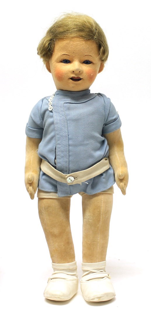 Appraisal: A Chad Valley 'Prince Edward' felt doll circa from the