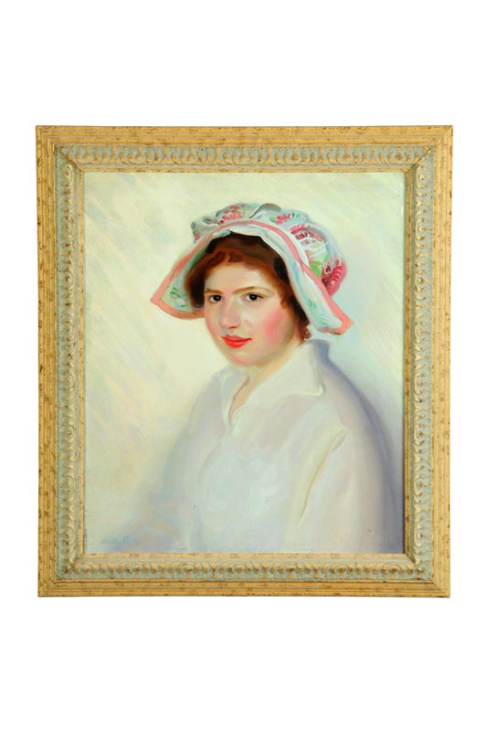 Appraisal: PORTRAIT OF A WOMAN BY WALTER TITTLE CONNECTICUT - Oil