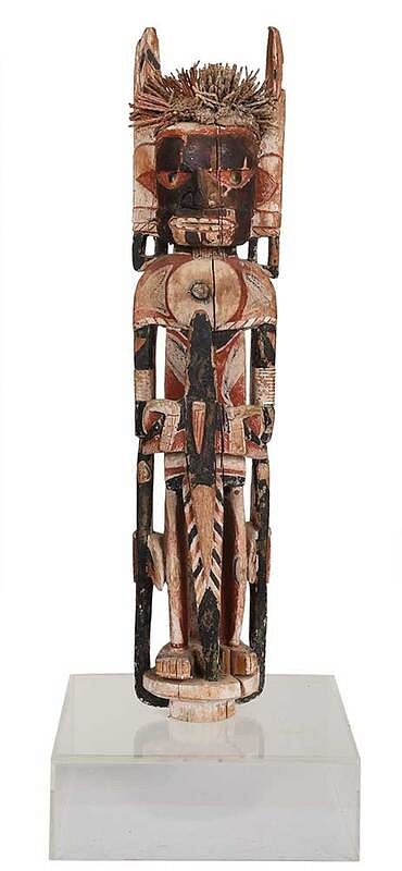 Appraisal: New Ireland Malangan Carved Ceremonial Figure Papua New Guinea th