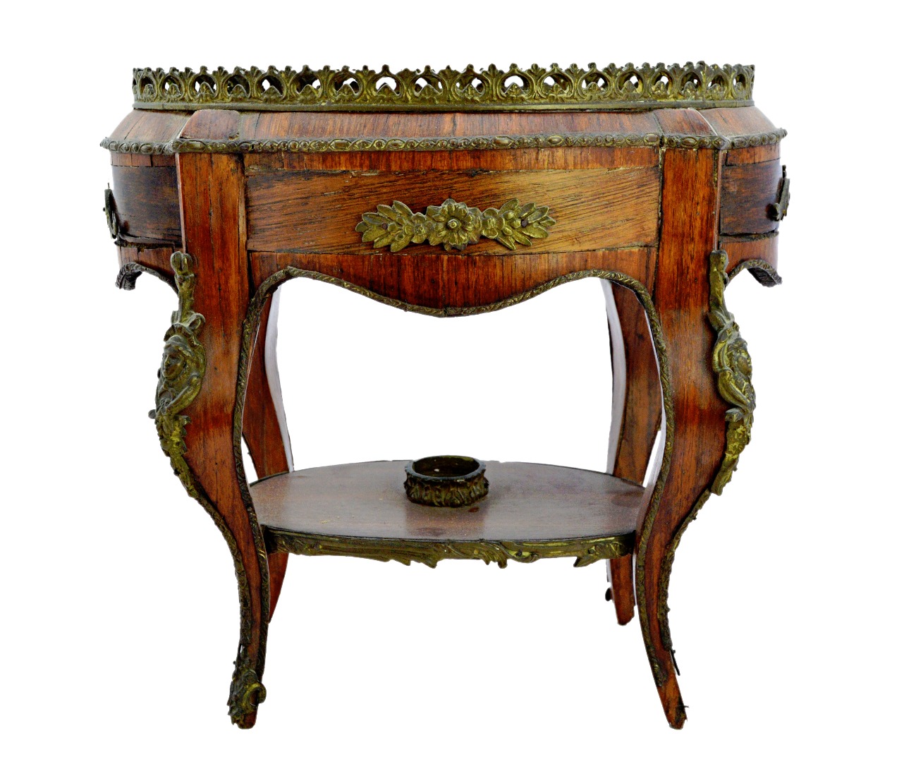 Appraisal: A th century French table top gilt metal mounted Kingwood