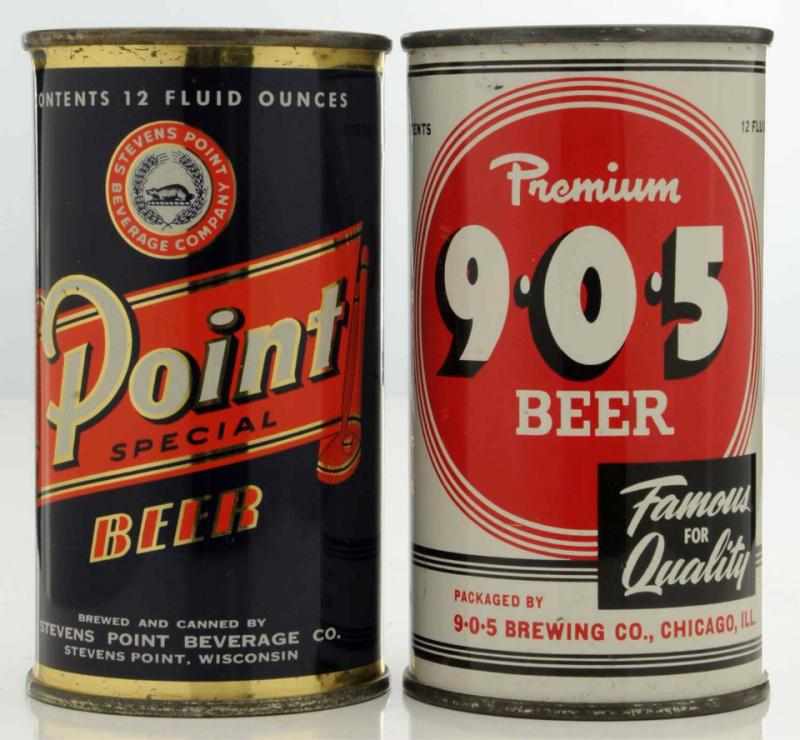 Appraisal: Point - - Bock Flat Top Beer Cans - and