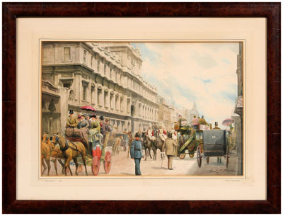 Appraisal: Carl Joseph Becker New York - Piccadilly signed lower right