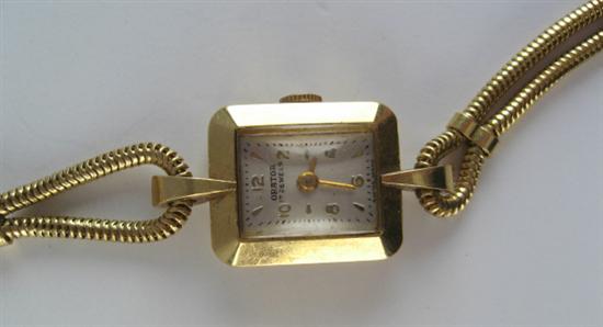 Appraisal: A Ladies Orator K Gold Wristwatch K marked yellow gold