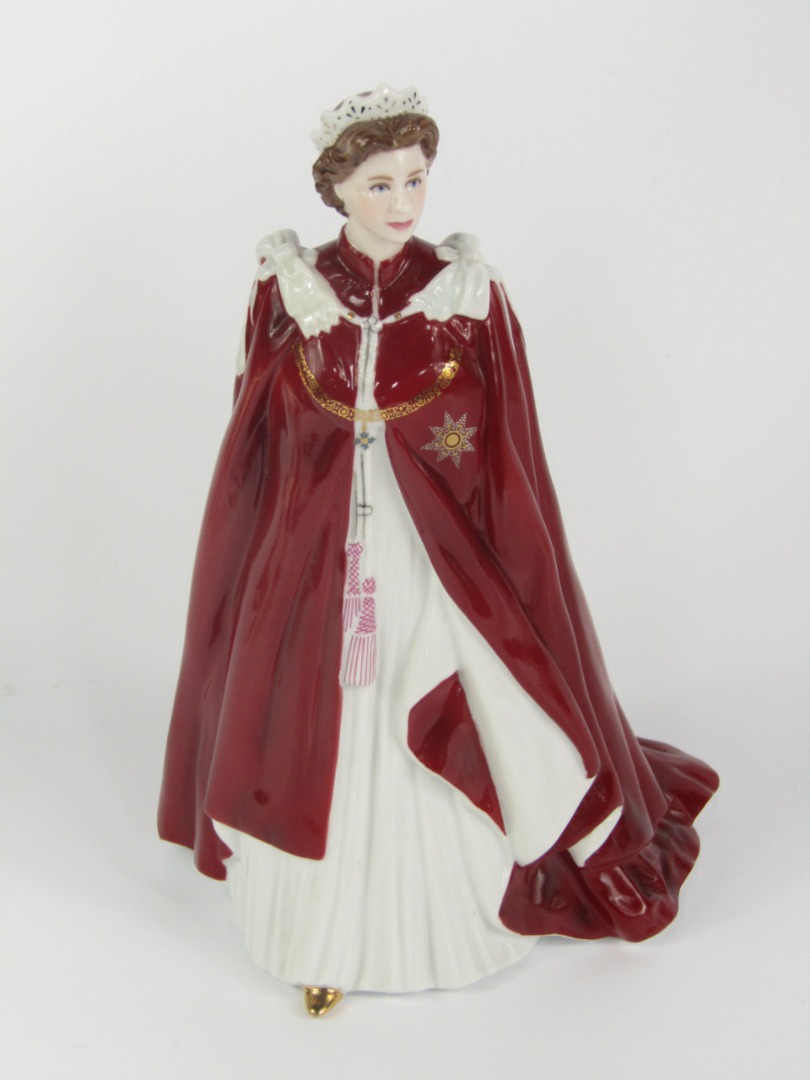 Appraisal: A Royal Worcester porcelain figure In Celebration of the Queen's