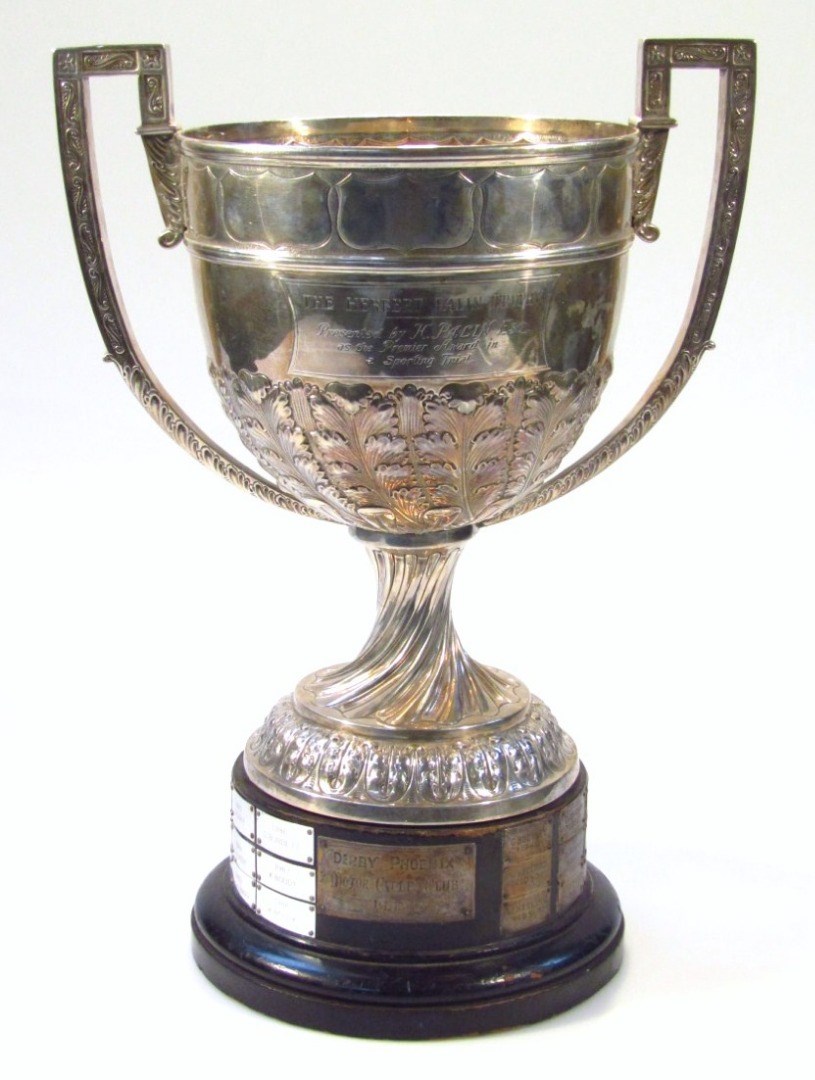 Appraisal: A Victorian silver trophy by CW presented to H Palin