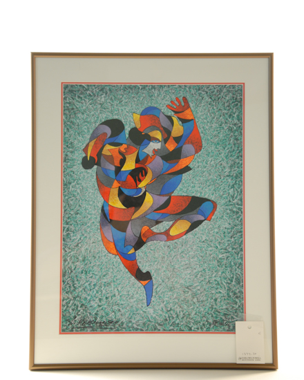 Appraisal: Anatole Krashyansky Dancing a Jig Serigraph With certificate of authenticity