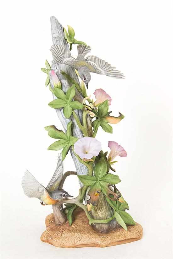 Appraisal: Boehm porcelain Parula Warbler marked on underside H '' Provenance