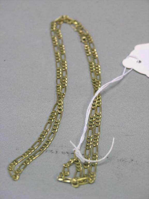 Appraisal: A ct gold link chain grams -