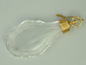 Appraisal: A French gilt mount cut crystal scent bottle Paris -