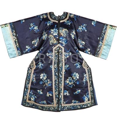 Appraisal: CHINESE SILK EMBROIDERED ROBE Condition Report