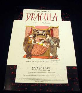 Appraisal: Maurice Sendak Bram Stoker DRACULA EXHIBITION POSTER Artist Details This