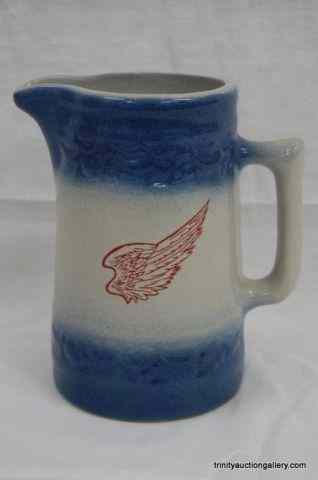 Appraisal: Vintage Redwing Stoneware Milk PitcherIn the ''Cherry Band'' pattern produced