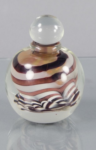 Appraisal: Nancy Freeman Art Glass Perfume FlaconCirca 's Artist signed and