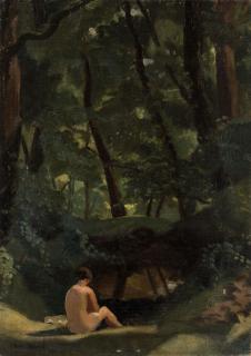 Appraisal: NIKOLAI PETROVICH KRYMOV RUSSIAN - In the Forest oil on