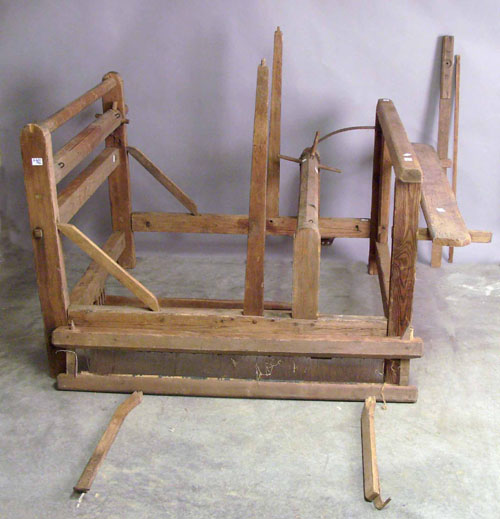 Appraisal: Pine loom th th c