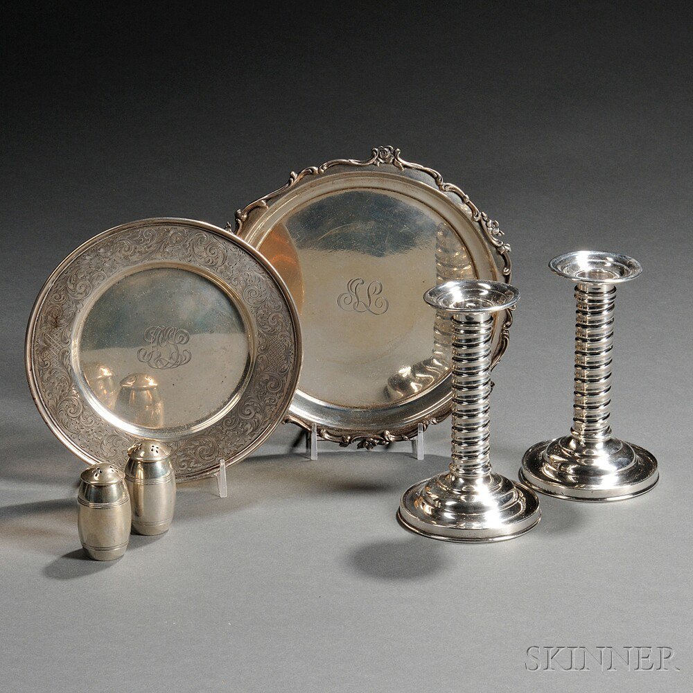 Appraisal: Six Pieces of Gorham Sterling Silver Tableware Providence Rhode Island