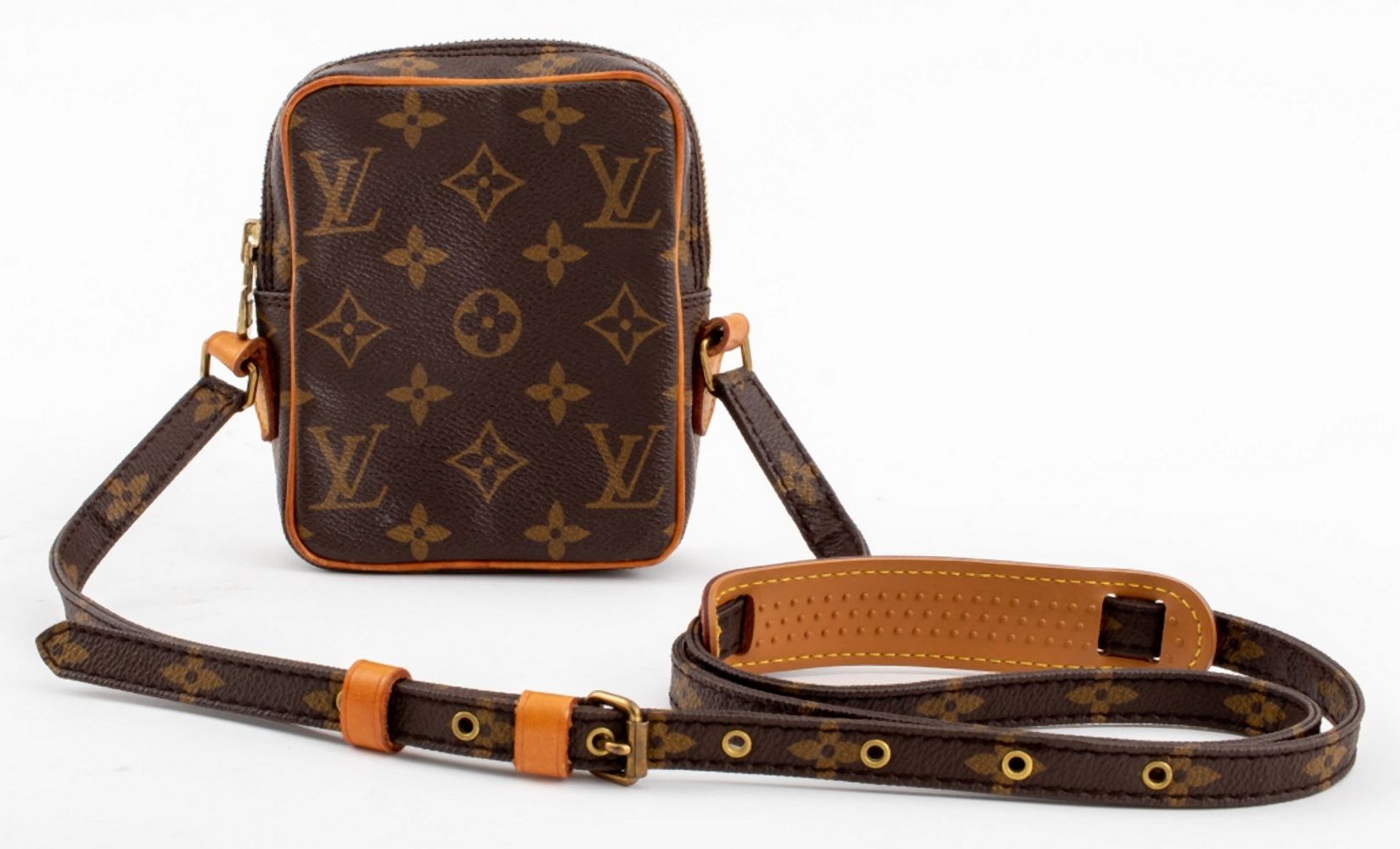 Appraisal: LOUIS VUITTON MONOGRAM MINI DANUBE CROSS BODY BAG Vintage Louis