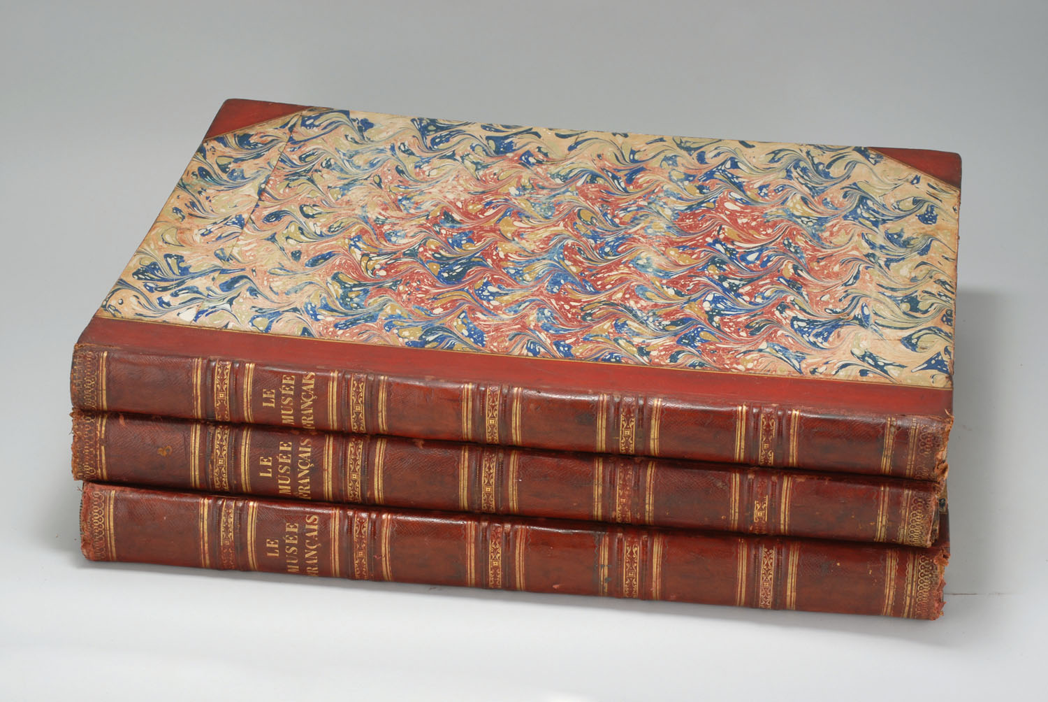 Appraisal: MUSEUM COLLECTION Three books by Aine D Musee Francais Recuiel