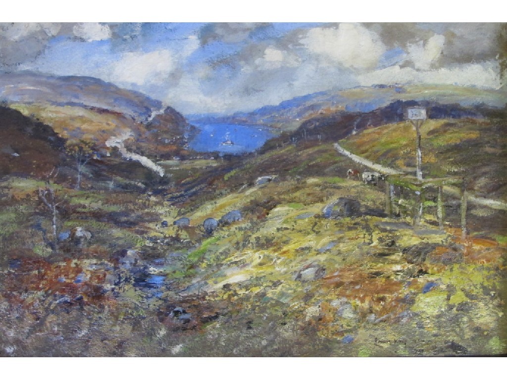 Appraisal: JAMES KAY RSA RSW - VIEW FROM WHISTLEFIELD Oil on