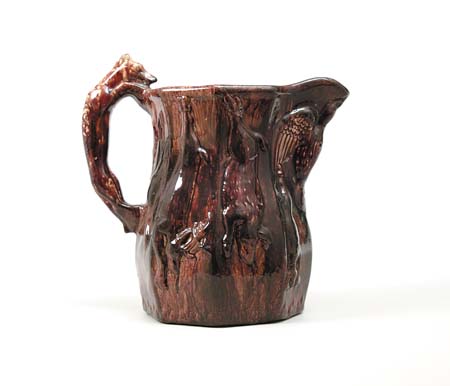 Appraisal: INTERESTING HOUND HANDLED PITCHER ATTRIBUTED TO GREATBACH Pitcher is in