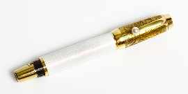 Appraisal: Mont Blanc 'Pearl Lacquer Boheme' fountain pen with ct gold