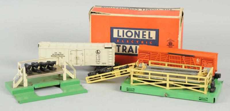 Appraisal: Lot of Lionel Operating Freight Cars American Post-war Includes no