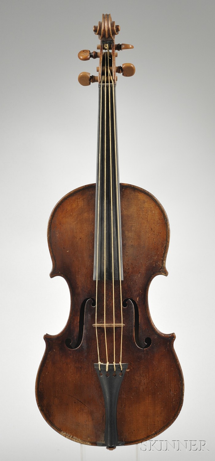 Appraisal: English Violin London bearing the maker's illegible label dated length