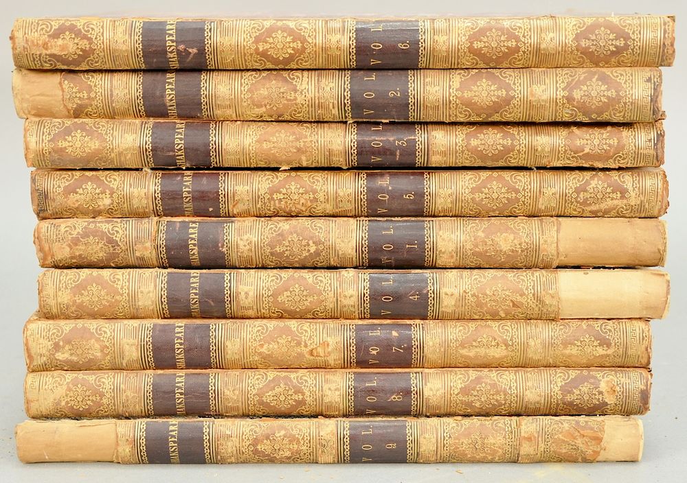 Appraisal: Boydell The Dramatic Works of Shakespeare folio size volumes 's