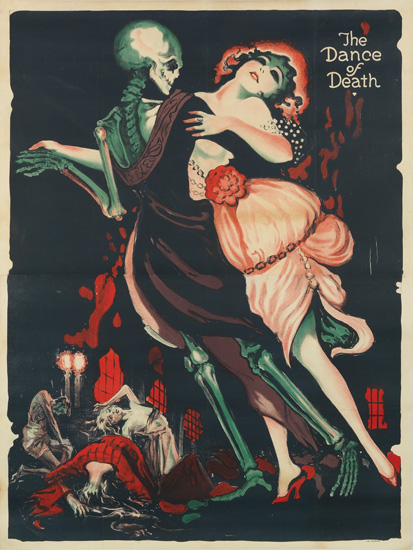 Appraisal: ATTRIBUTED TO JOSEF FENNEKER - THE DANCE OF DEATH x