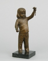 Appraisal: William Mozart McVey American Cleveland - The Winner Bronze sculpture