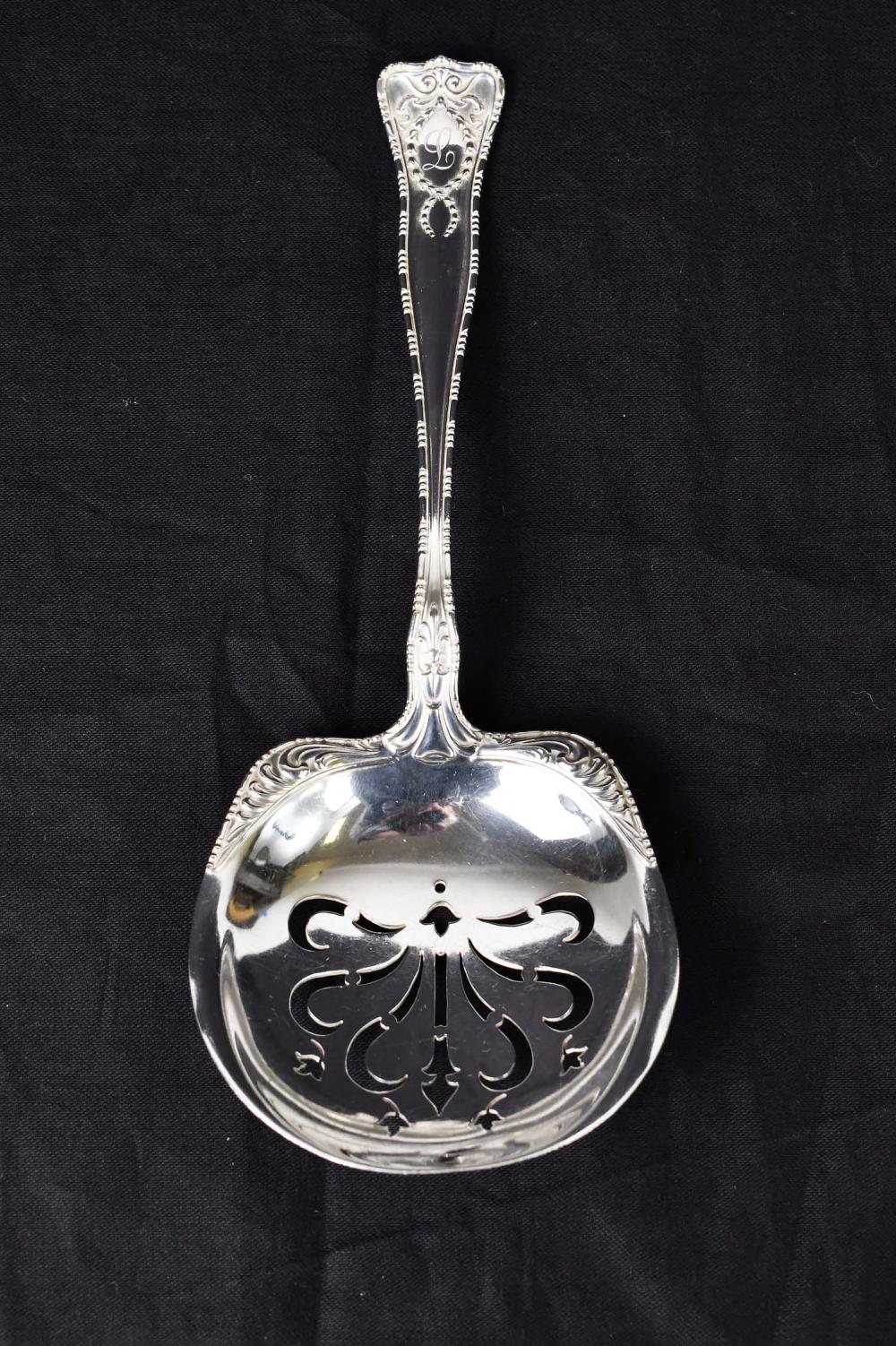 Appraisal: BIRMINGHAM STERLING SILVER TOMATO SERVERLate th Early th Century The