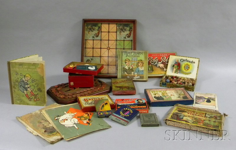 Appraisal: Group of Late th Early th Century Games and Toys