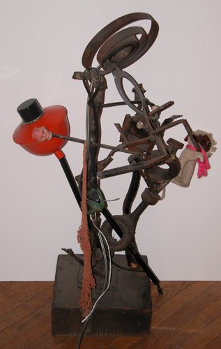 Appraisal: Artist Contemporary Sculpture School Title Interesting Contemporary Assemblage Sculpture Date