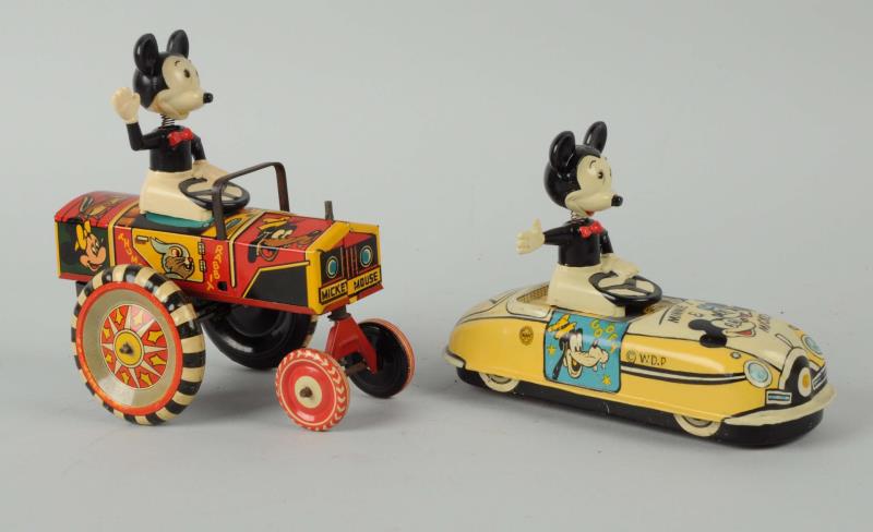 Appraisal: Lot Of Mickey Mouse Wind-Up Toys The Minnie and Mickey