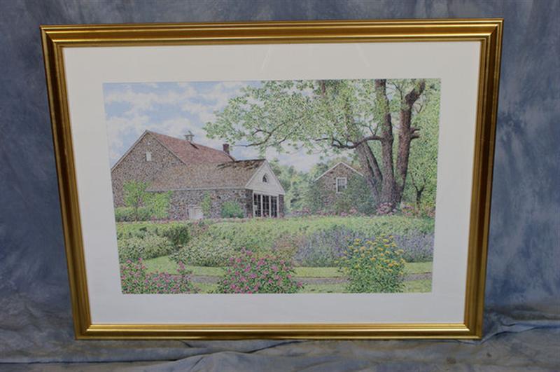 Appraisal: James Redding American th c acrylic on paper Good Stay