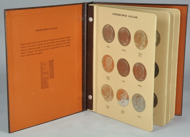 Appraisal: Complete Set of Eisenhower DollarsIncludes all proofs and silver issues