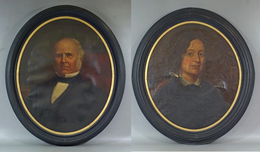 Appraisal: works Mary Blush Hathbone American th c o c portraits