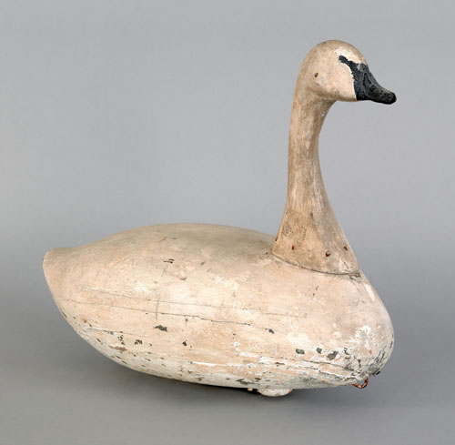 Appraisal: Swan decoy th c possibly Virginia l