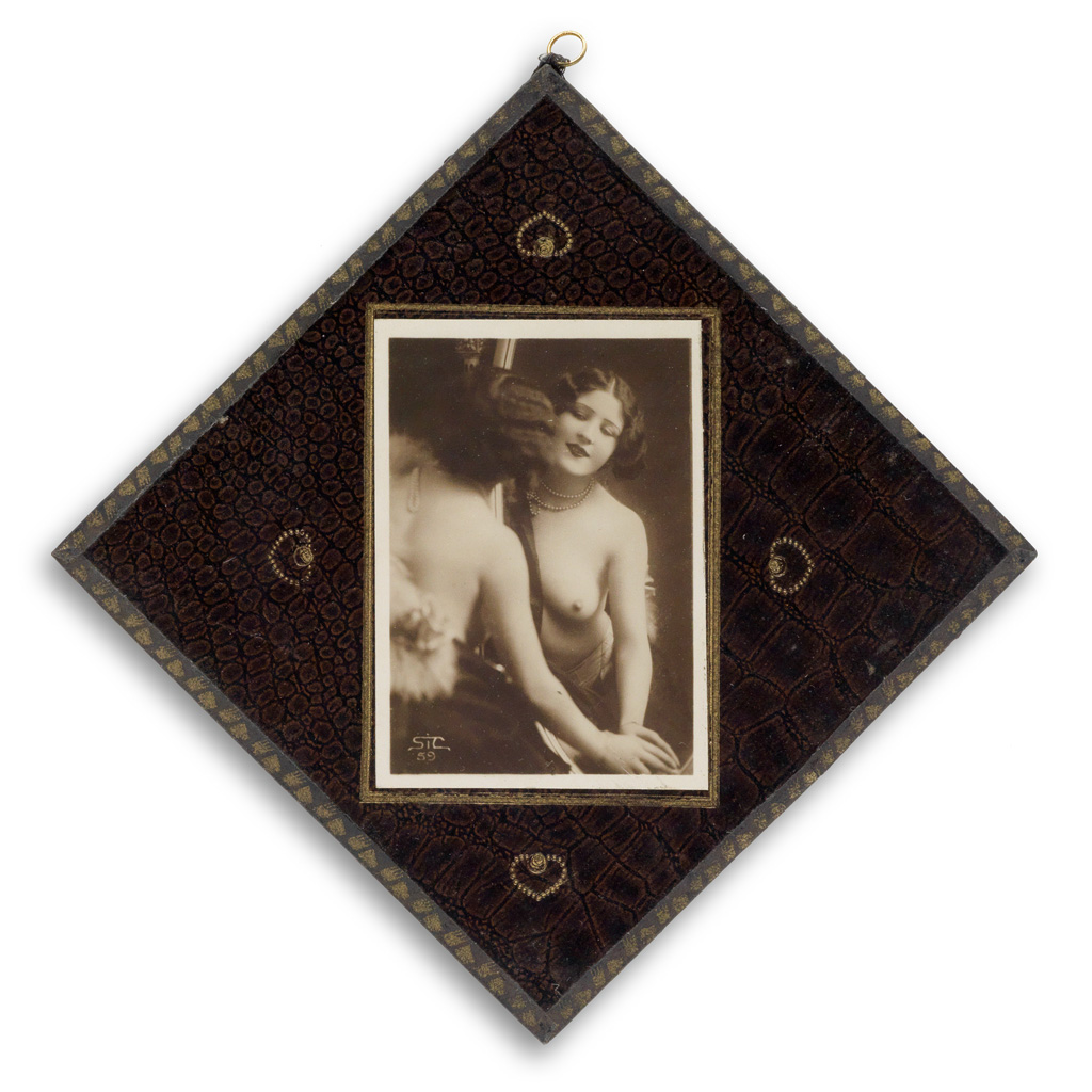 Appraisal: NUDES Group of decorative French wall plaques with images of