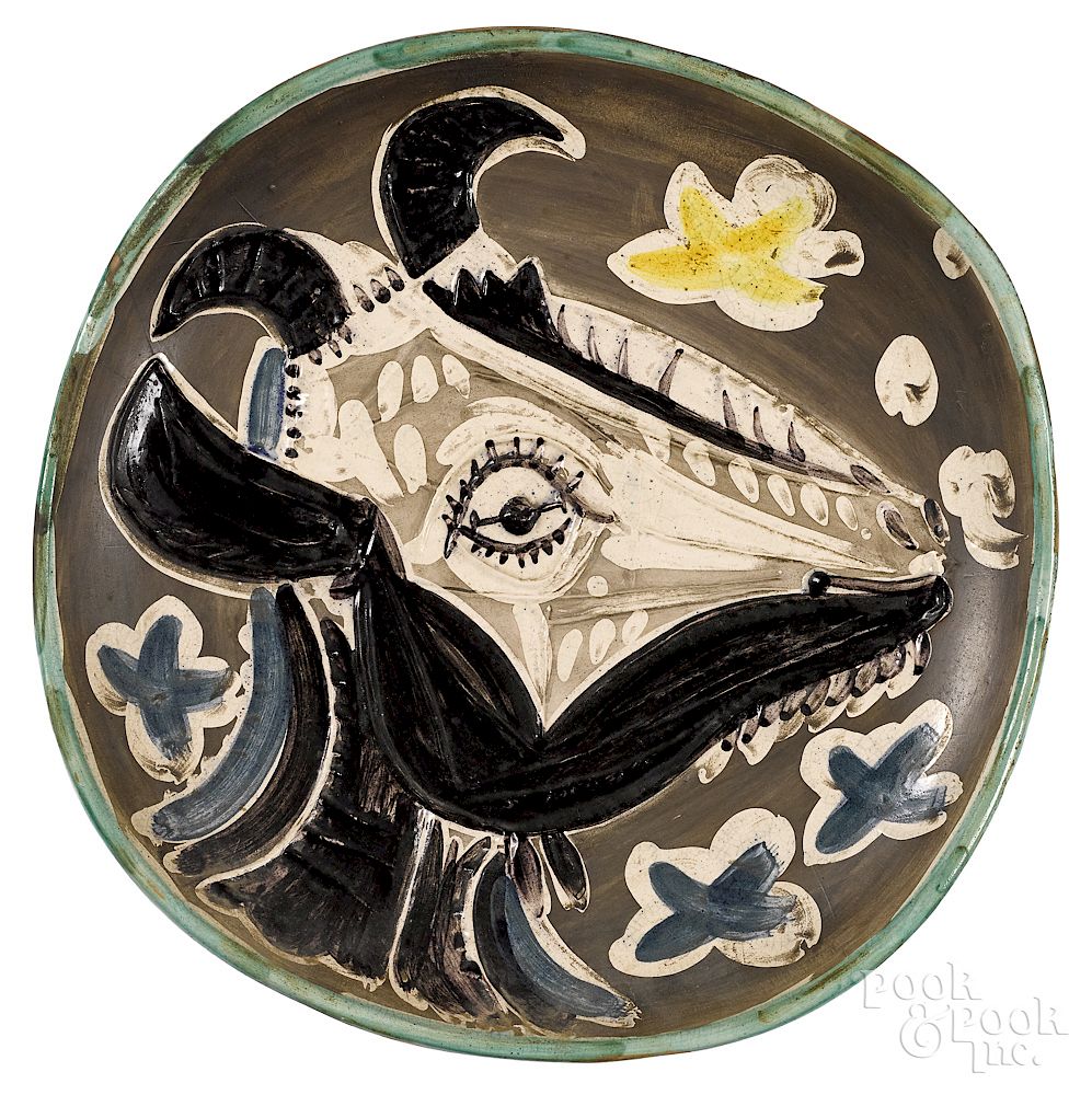 Appraisal: Pablo Picasso Madoura earthenware charger Pablo Picasso Spanish French -