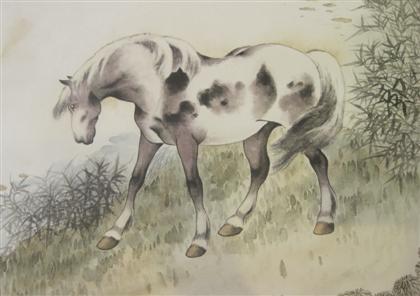 Appraisal: Chinese painting of horse th century