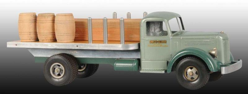 Appraisal: Pressed Steel Smith Miller Materials Truck Description Circa L-Mac model