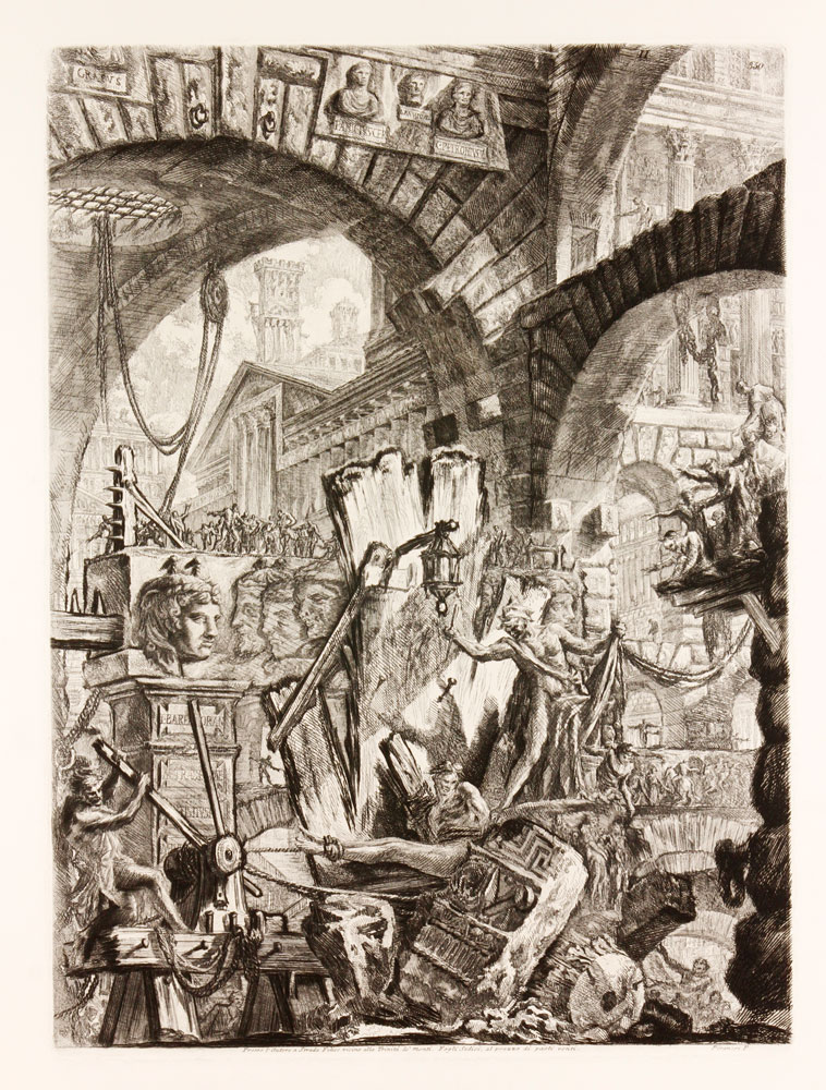 Appraisal: - Piranesi Prison Carceri Series The Man on the Rack