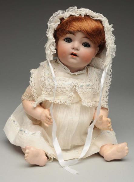 Appraisal: Cute K R Character Baby Doll German bisque socket head