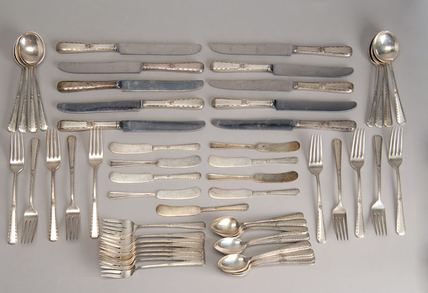 Appraisal: TOWLE SILVERSMITHS STERLING SILVER PARTIAL FLATWARE SET In the Legato