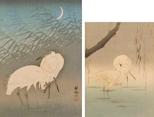 Appraisal: A collection of eight Japanese hand colored prints together with